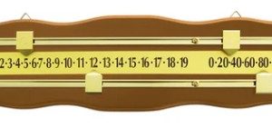 Scoreboard rails/Brass pointer